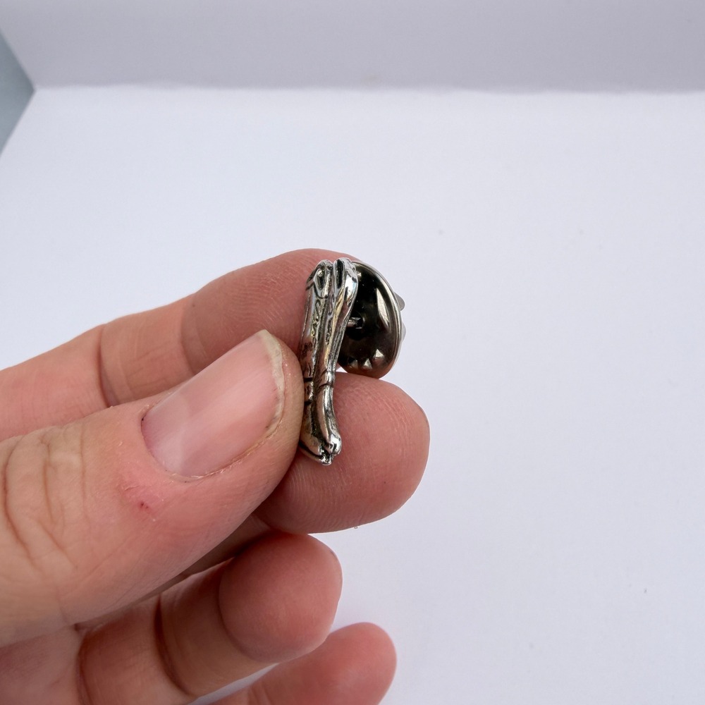 Cowboy Boots Lapel Pin Hat Bag Silver Tone Metal Western Country Core - Picture 3 of 9